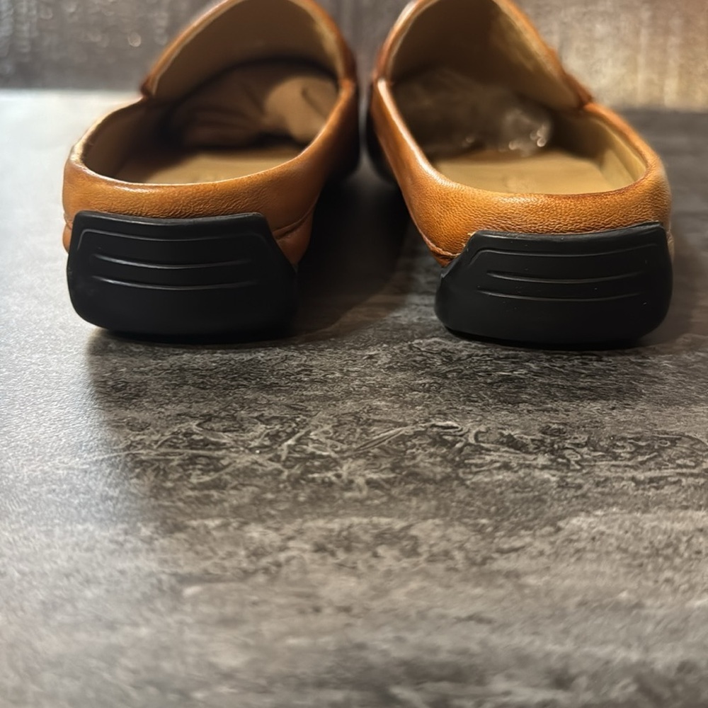 ROBERT ZUR SHELL LEATHER HALF LOAFER. S 5.5 - Picture 8 of 10